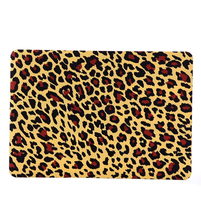 Skal för Macbook Air 11.6-tum - (A1370/A1465) - Leopardmönster - (Brun)