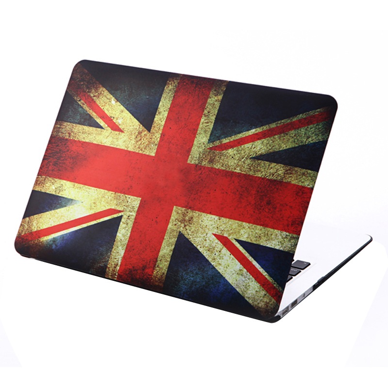 Skal för för Macbook Air 13.3-tum - (A1369/A1466) - Storbritanniens flagga