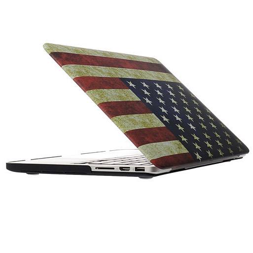  Skal fr Macbook Pro Retina USA:s flagga 13.3-tum