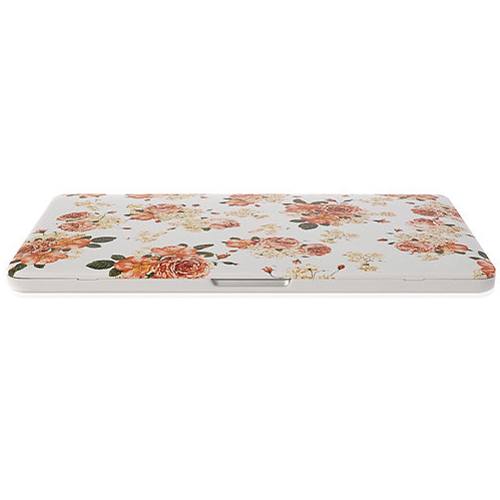 Skal Macbook Pro Retina Vit med rosa blommor