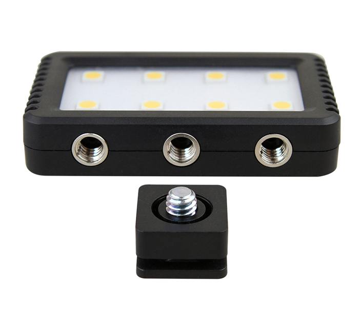  JJC LED-8 Mini Videolampa - 8st lysdioder