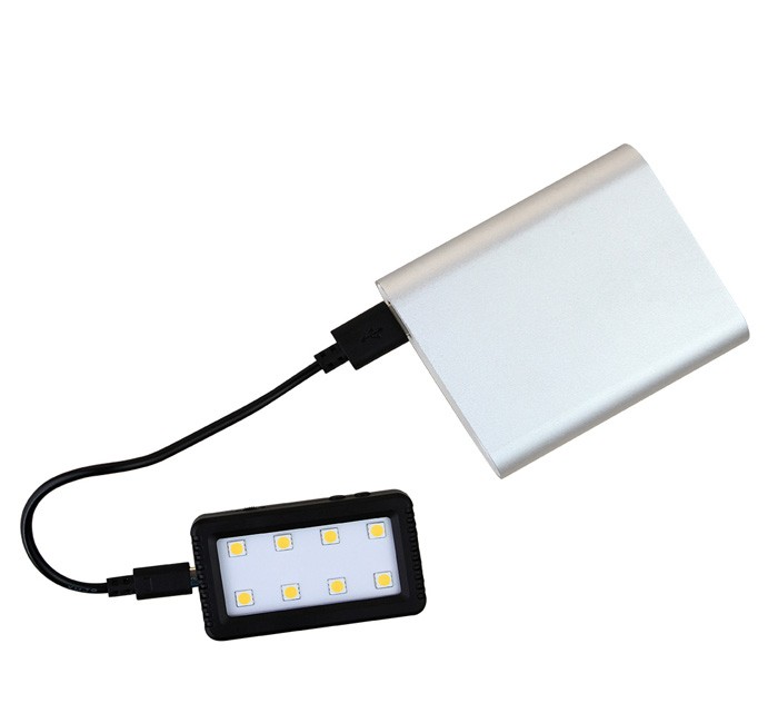  JJC LED-8 Mini Videolampa - 8st lysdioder