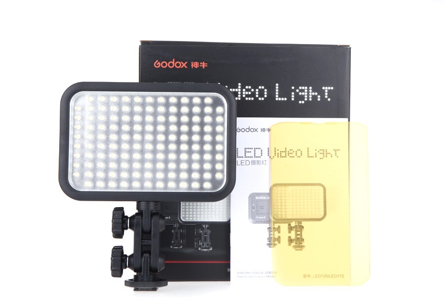  Godox Videobelysning med 126st lysdioder för DSLR-kamera & Videokamera