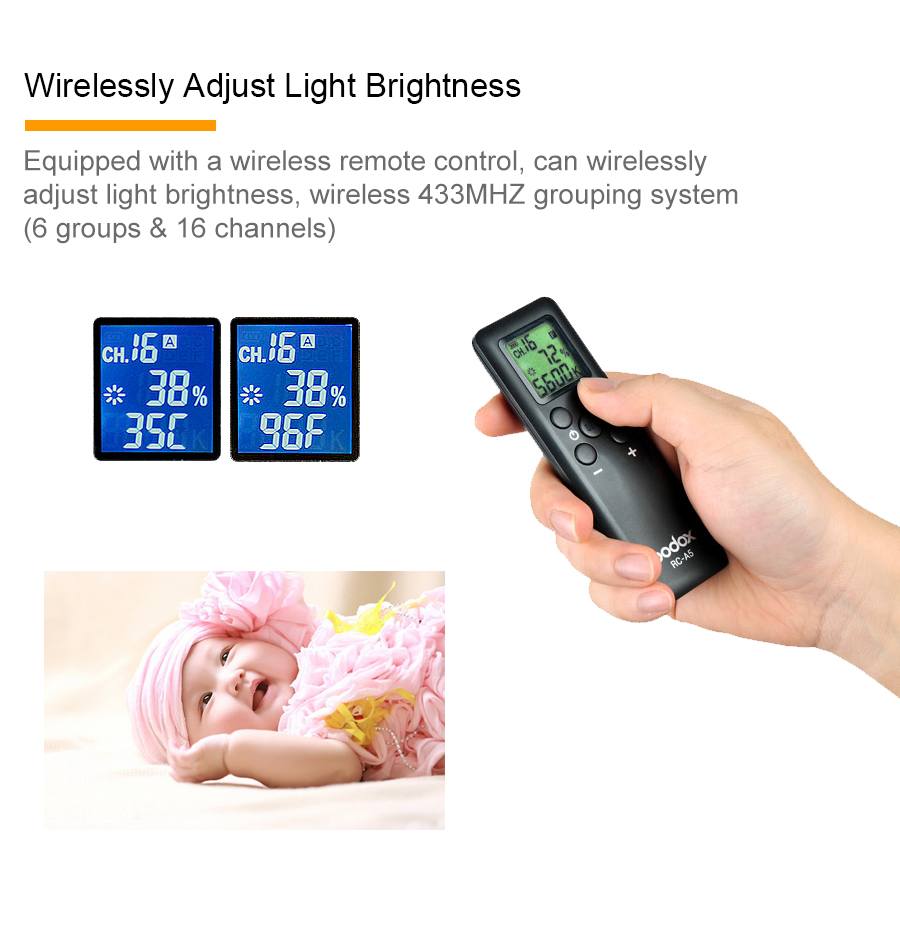 Godox SL-60 LED-videolampa - Dagsljusbalanserad