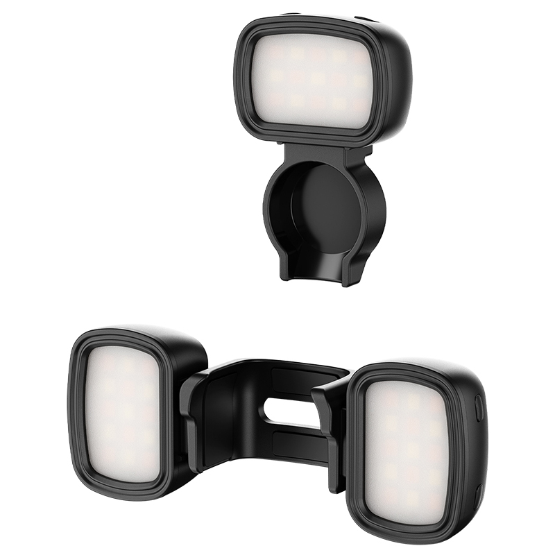  JJC 3st Mini LED-lampor och hållare för DJI Osmo Pocket 3 från Kamda – snabb leverans och trygg e-handel