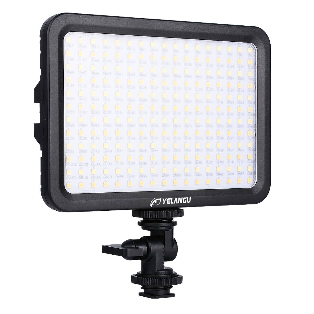 YELANGU 204st LEDs Dimbart Videoljus (17x12cm) - 1000LM, 3300-5600K