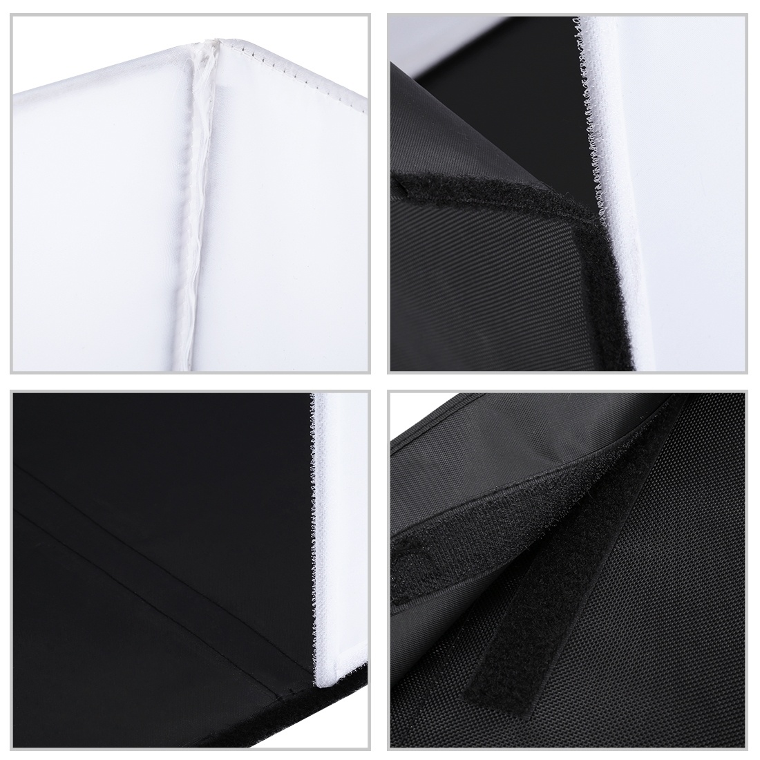 PULUZ ljustält 40cm med 5 st bakgrunder (röd, orange, blå, vit, svart)
