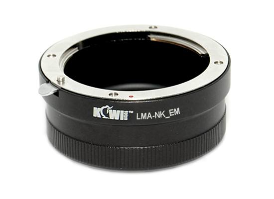  Kiwifotos Objektivadapter till Nikon F för Sony E kamerahus