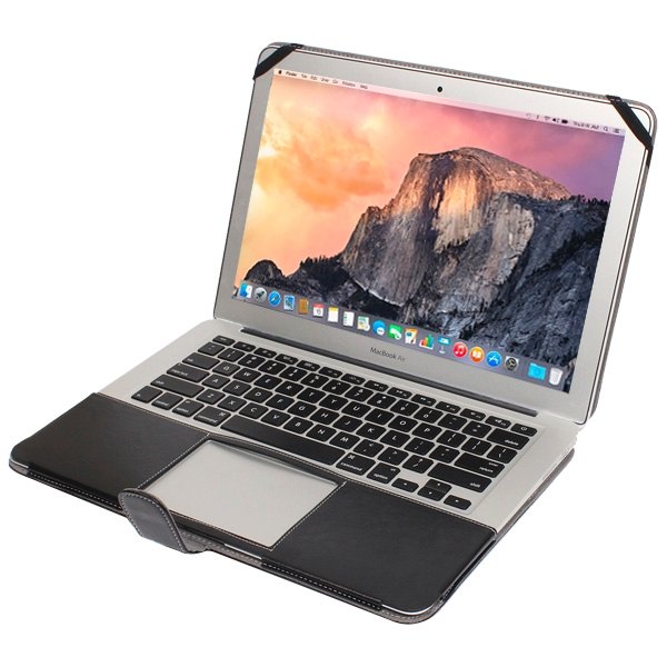 Fodral för Macbook Air 13.3-tum Svart - (A1369/A1466) -