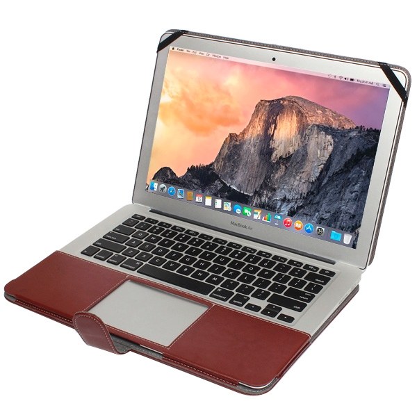  Fodral fr Macbook Air 13.3-tum Brun - (A1369/A1466) -