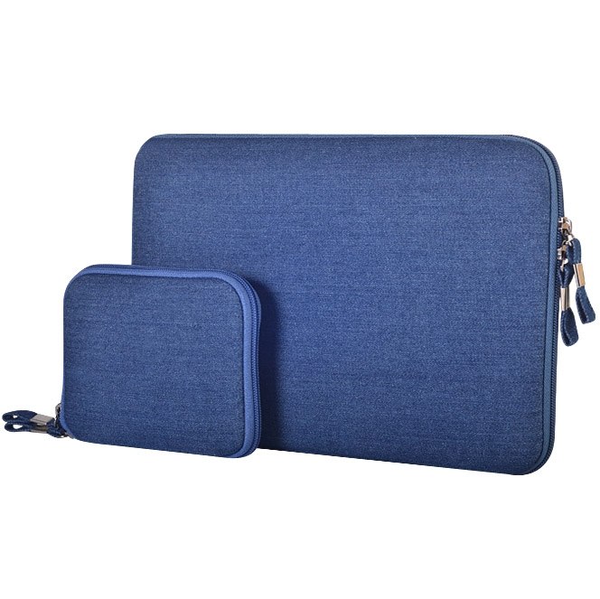  Laptopvska + liten vska - Jeans bl 11.6-tum