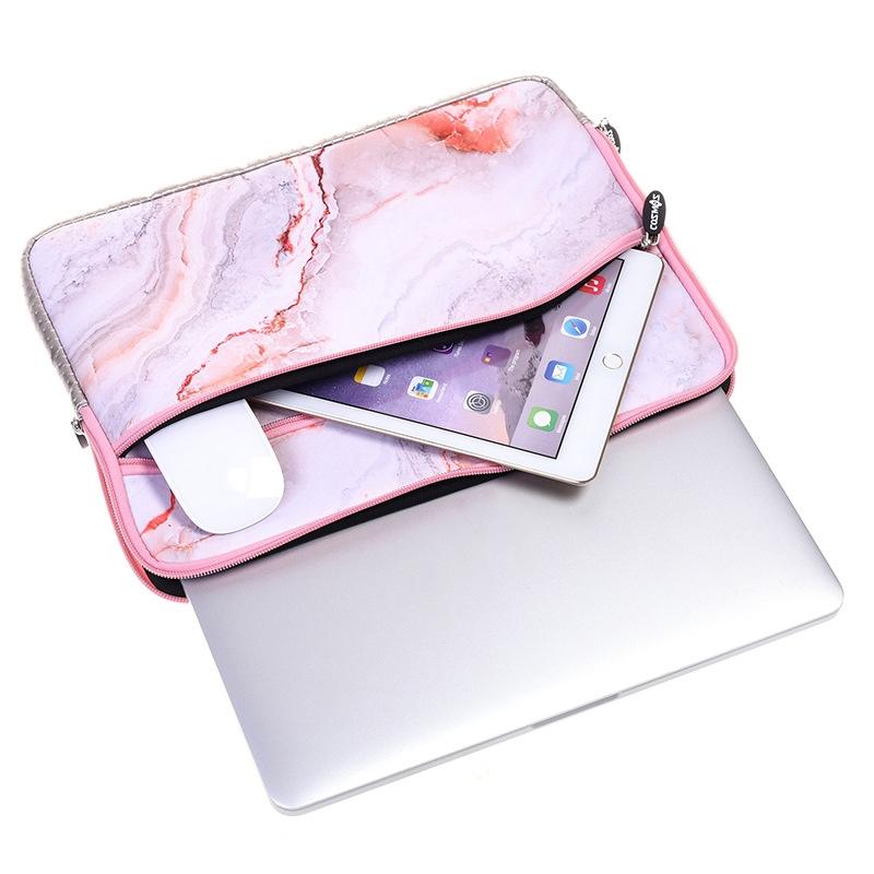 Laptopfodral för 13.3 tum - Marmormöster