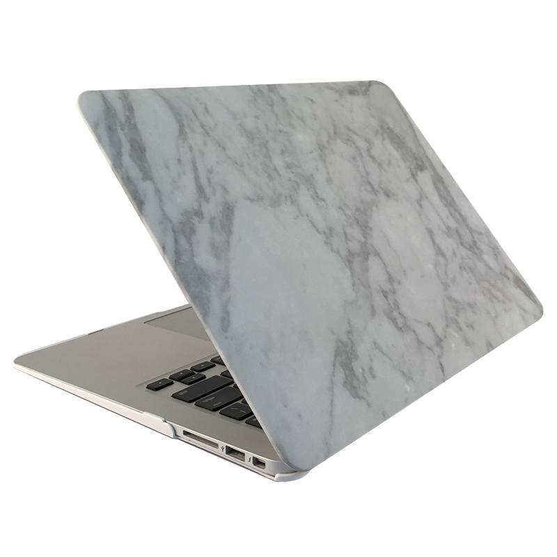 Skal för för Macbook Air 13.3-tum - (A1369/A1466) - Marmor Vit