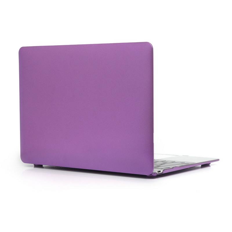 Skal för Macbook 12-tum - Metallicfärgat lila