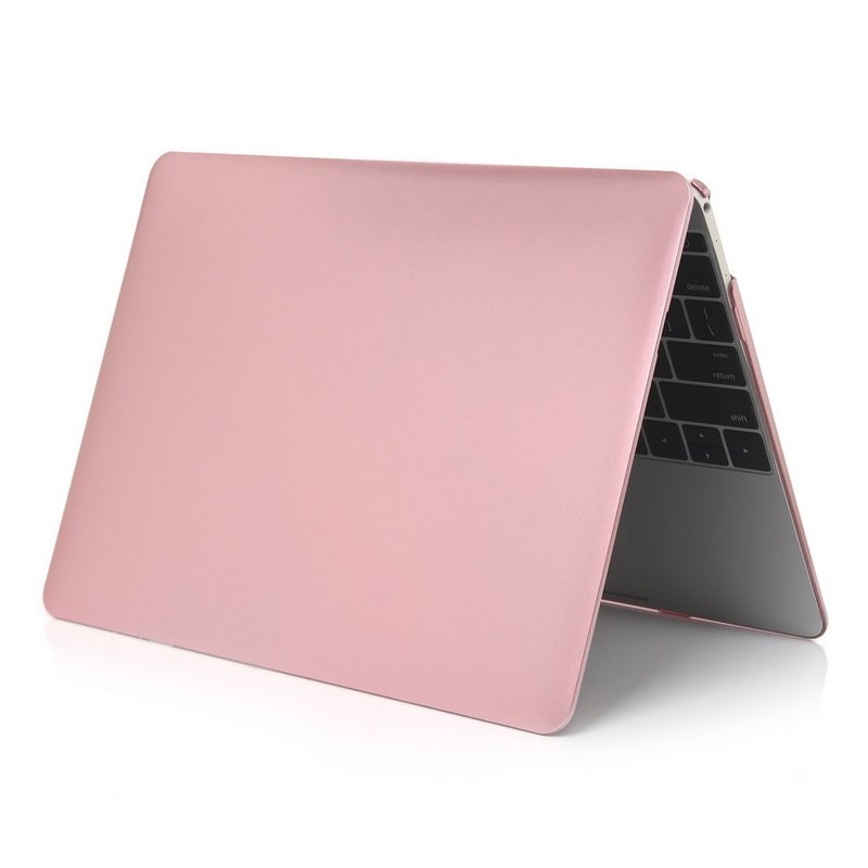 Skal för Macbook 12-tum - Metallicfärgat rosa