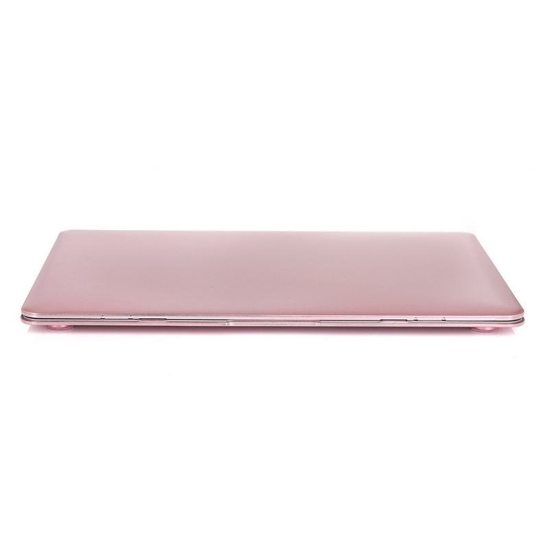 Skal för Macbook 12-tum - Metallicfärgat rosa