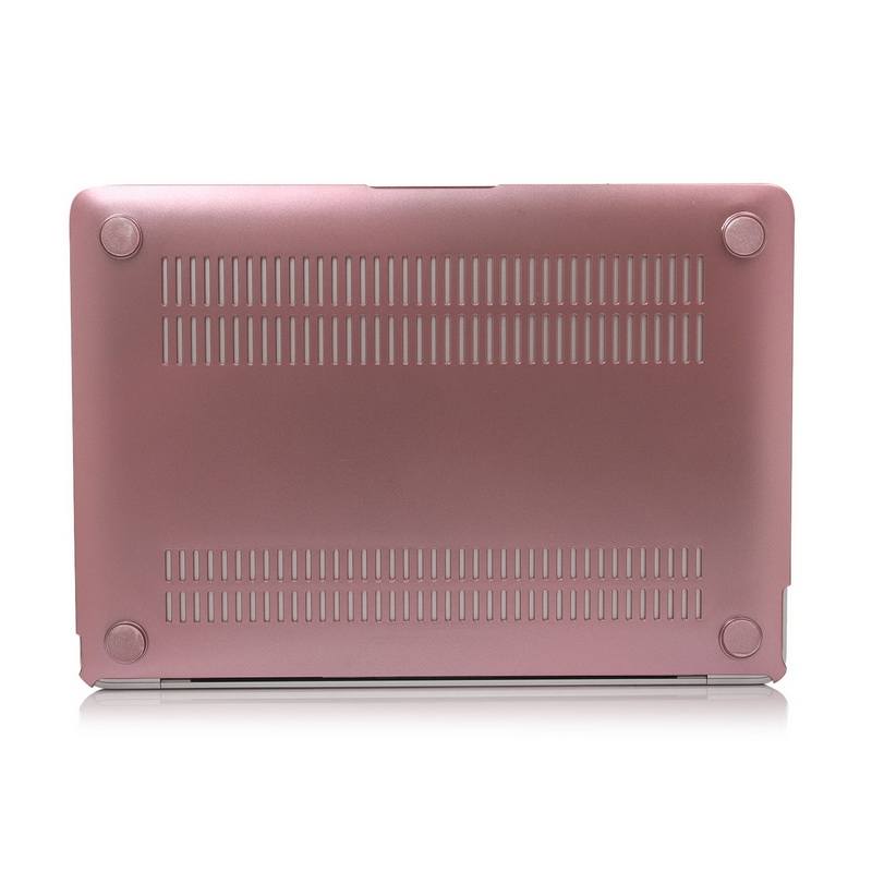 Skal för Macbook 12-tum - Metallicfärgat rosa