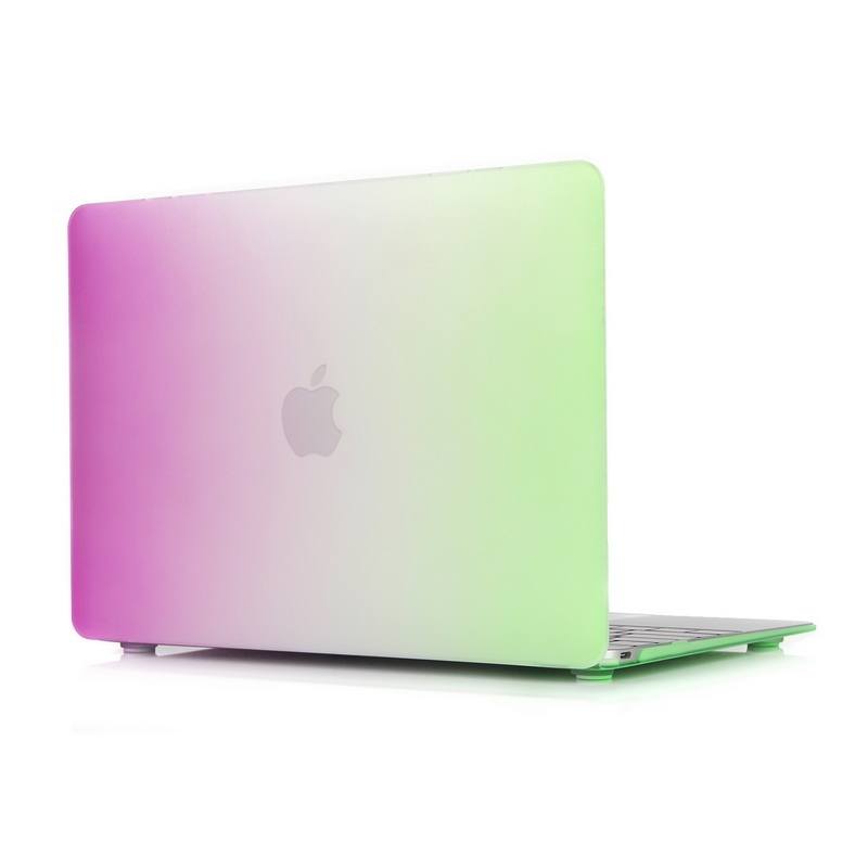  Skal fr Macbook 12-tum - Lila & Grn