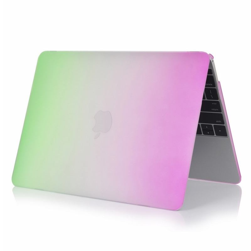  Skal fr Macbook 12-tum - Lila & Grn