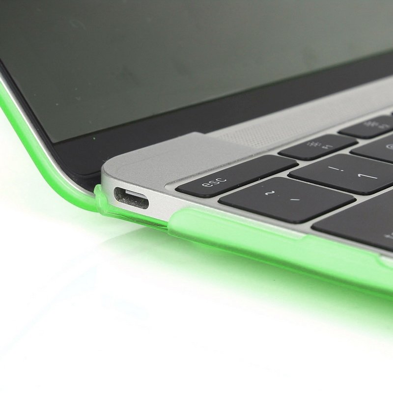 Skal för Macbook 12-tum - Lila & Grön
