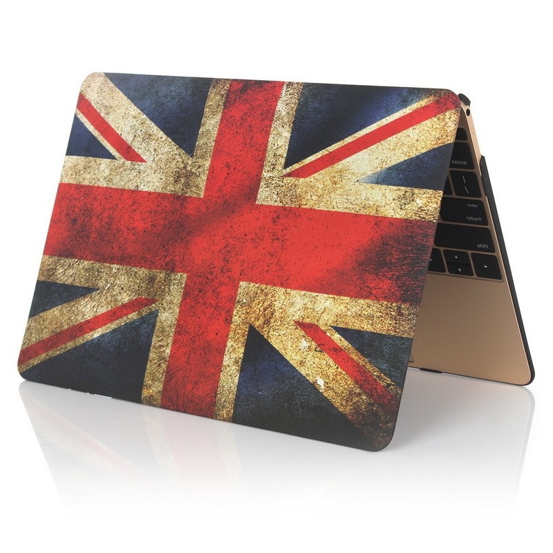 Skal för Macbook 12-tum - Storbritanniens flagga