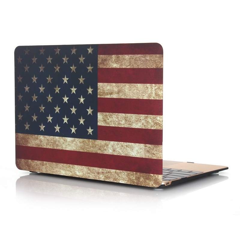 Skal för Macbook 12-tum - USA:s flagga