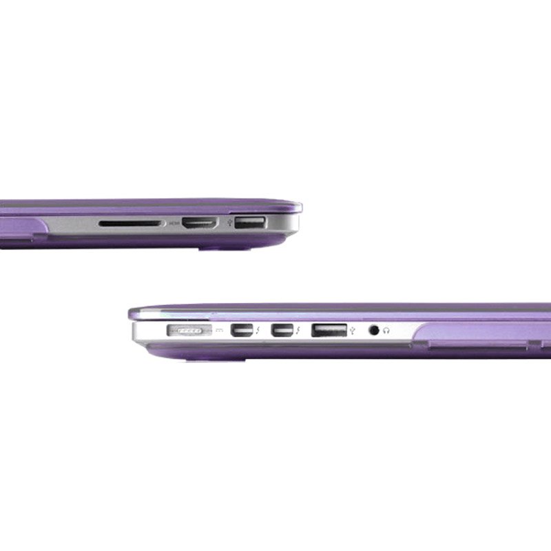  Skal fr Macbook Pro Retina - Blank transparent lila 15.4-tum