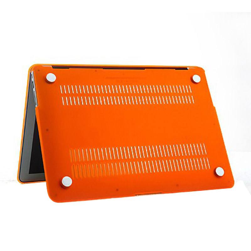 Skal för Macbook Air 13.3-tum (A1369 / A1466) - Matt frostat Orange