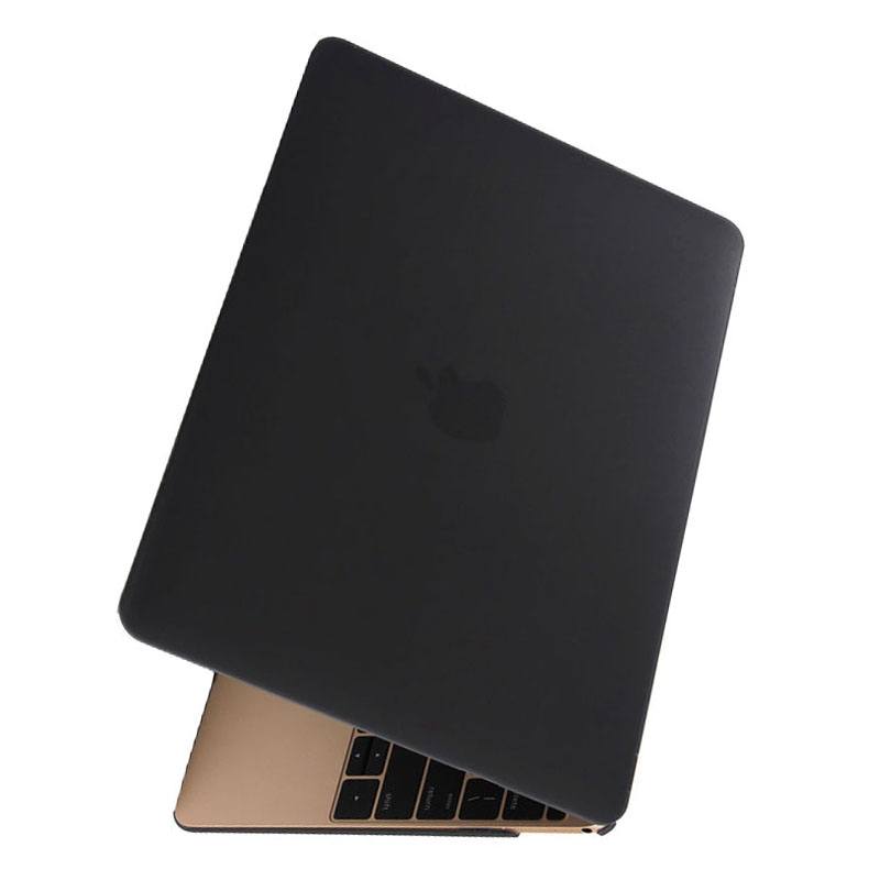 Skal för Macbook Matt frostat 12-tum - Svart