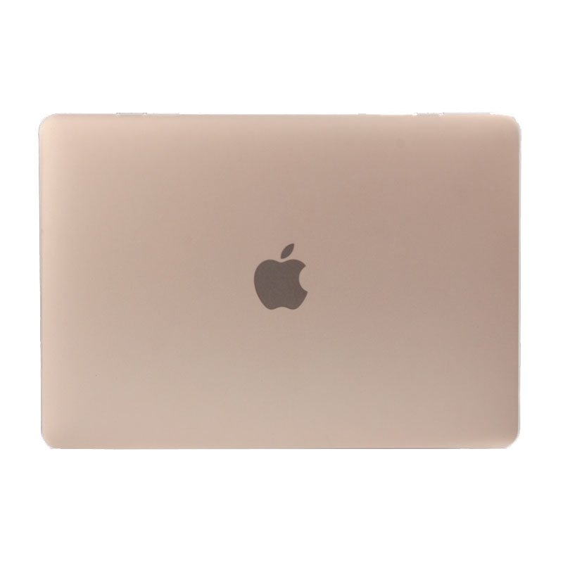 Skal för Macbook Matt frostat 12-tum - Transparent vit