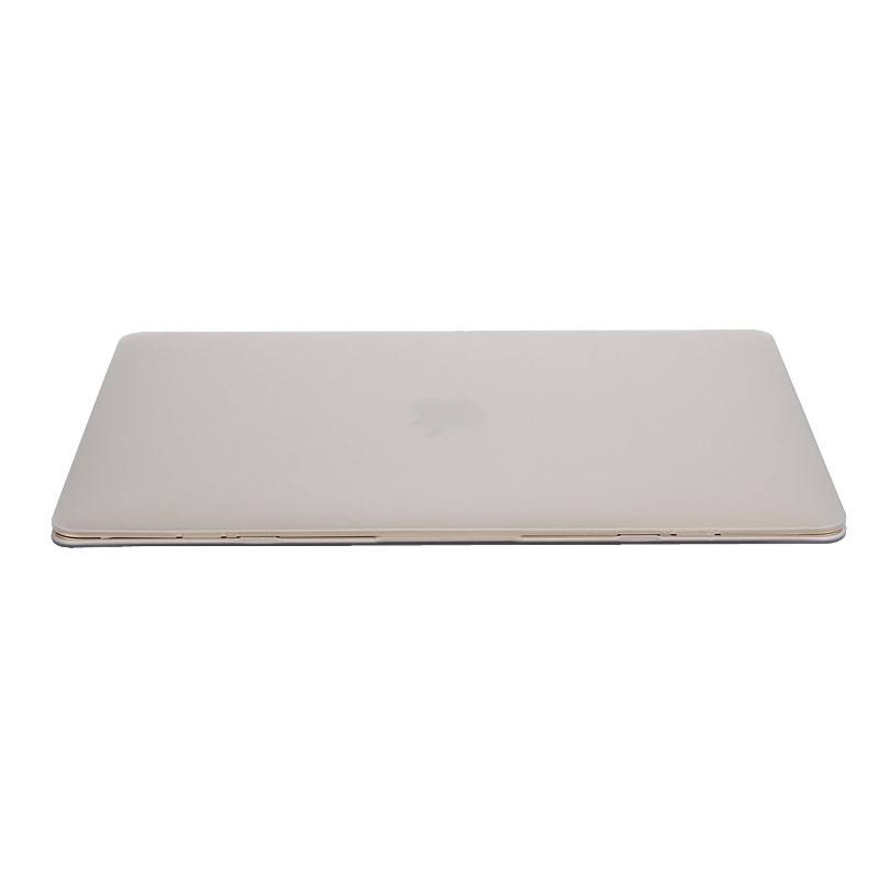 Skal för Macbook Matt frostat 12-tum - Transparent vit