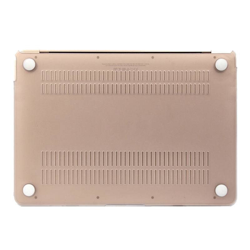Skal för Macbook Matt frostat 12-tum - Transparent vit