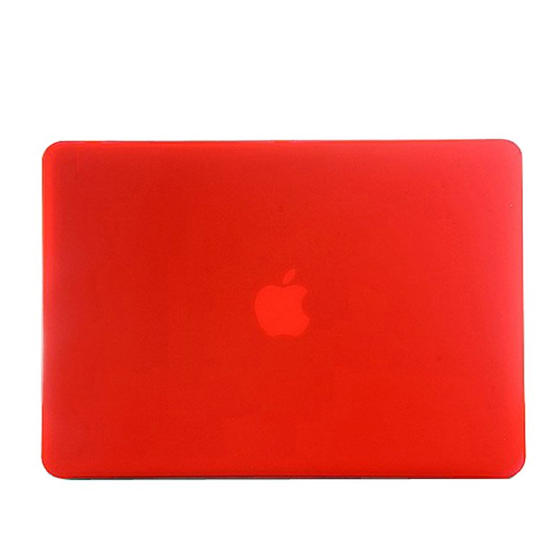 Skal för Macbook Air 13.3-tum (A1369 / A1466) - Matt frostat Röd