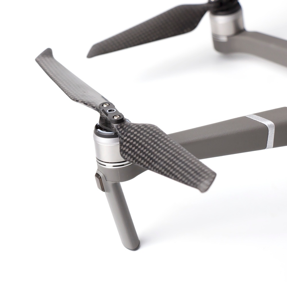 2 par Kolfiber propellrar motsvarar 8743F Low Noise för DJI Mavic 2 Pro / Zoom
