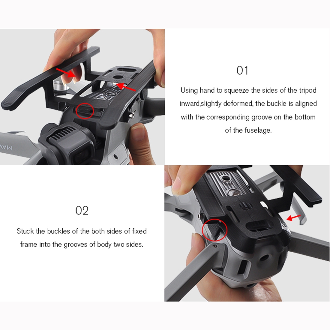 Landställsben för DJI Mavic Air 2 - STARTRC