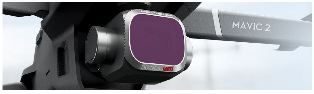 PGYTECH Super ND-Filter (3 i 1) kit för MAVIC 2 PRO: ND128, ND256, ND1000