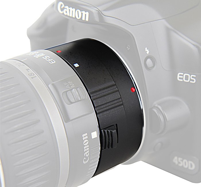  JJC AET-C25 Mellanring elektronisk för Canon EOS