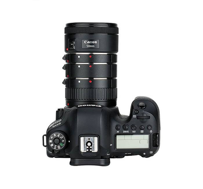  JJC Mellanringar 12mm,20mm & 36mm elektronisk för Canon EOS AET-CS(II)