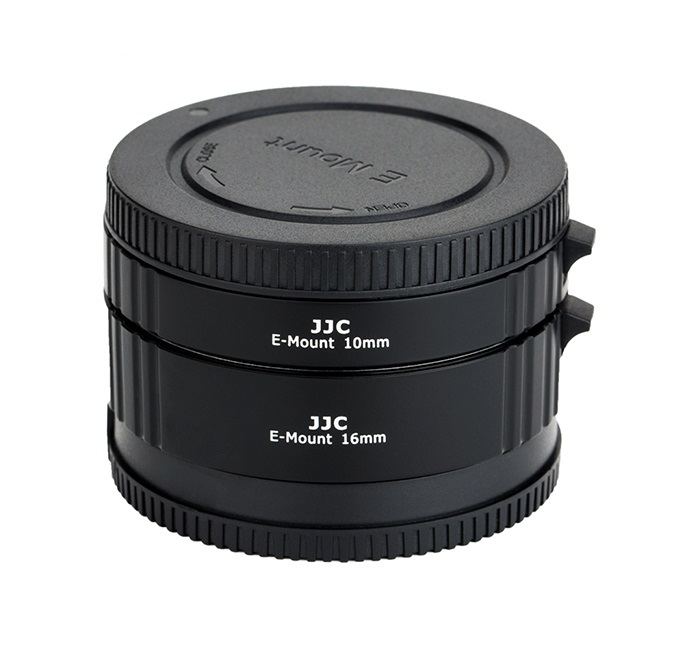  JJC Mellanringar 10mm 16mm elektronisk för Sony E AET-SES(II)
