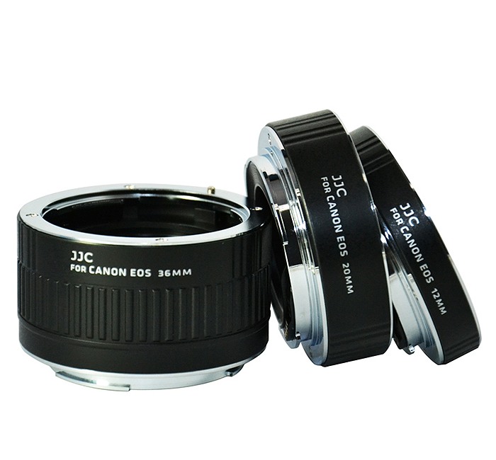 JJC AET-CS Mellanringar 12mm,20mm & 36mm elektronisk för Canon EOS