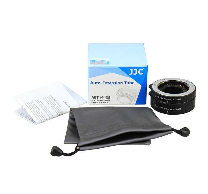 JJC Mellanringar 10mm 16mm elektronisk för Micro 4/3