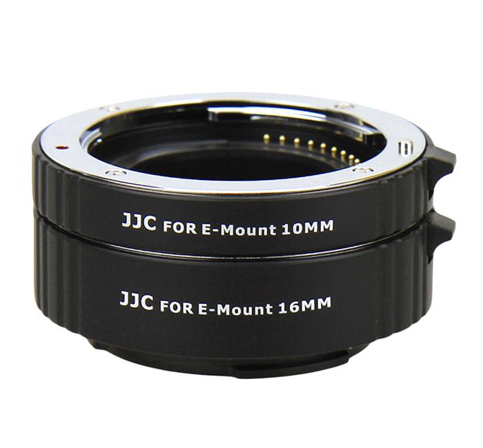  JJC Mellanringar 10mm 16mm elektronisk fr Sony E