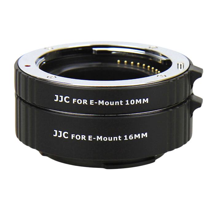 JJC Mellanringar 10mm 16mm elektronisk för Sony E