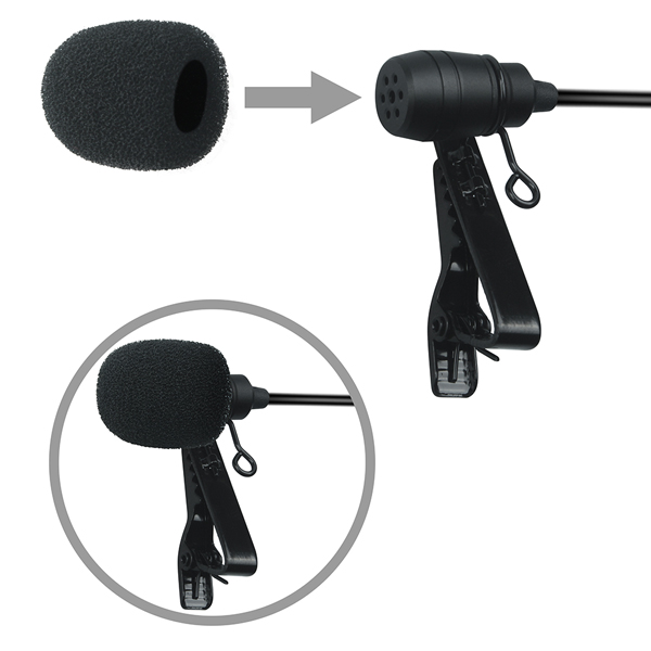 Myggmikrofon dubbel Clip-on för kamera, smartPhone, GoPro - CoMica