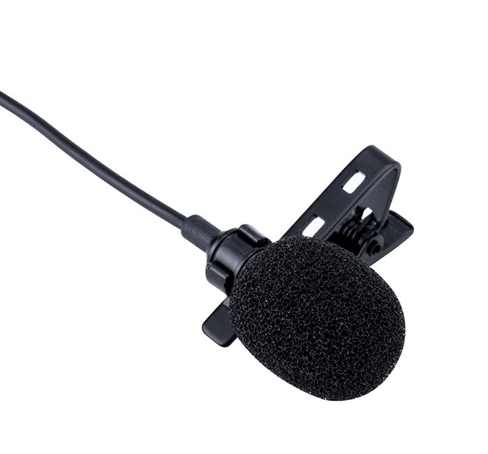  JJC Omnidirectional Lavalier Mikrofon för kameror med 3.5mm kontakt