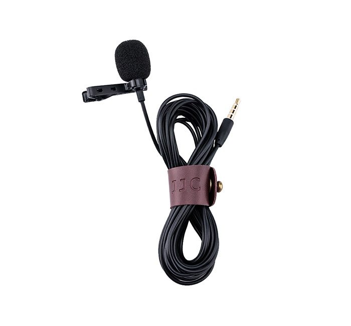  JJC Lavalier Mikrofon för mobil/surfplattor/datorer med 4 meter kabel