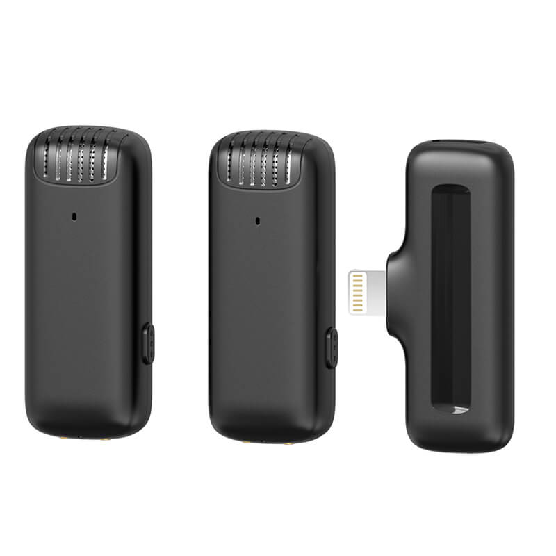  Ulanzi J12 Trdlst mikrofonsystem fr iPhone/iPad enheter med laddbox