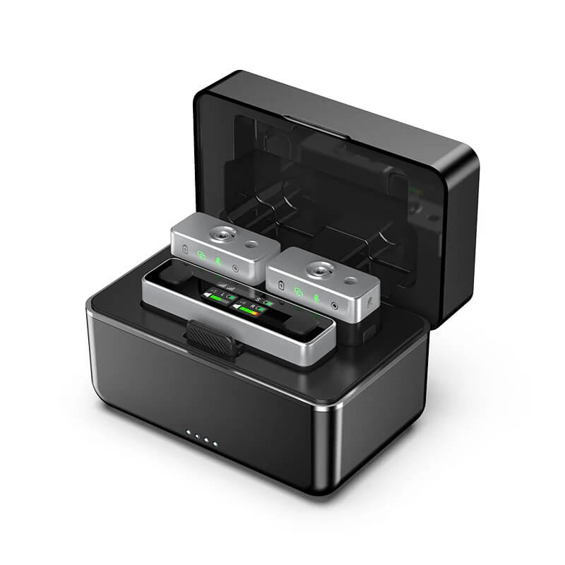 Ulanzi U-Mic AM18 Trådlöst mikrofonsystem med laddbox