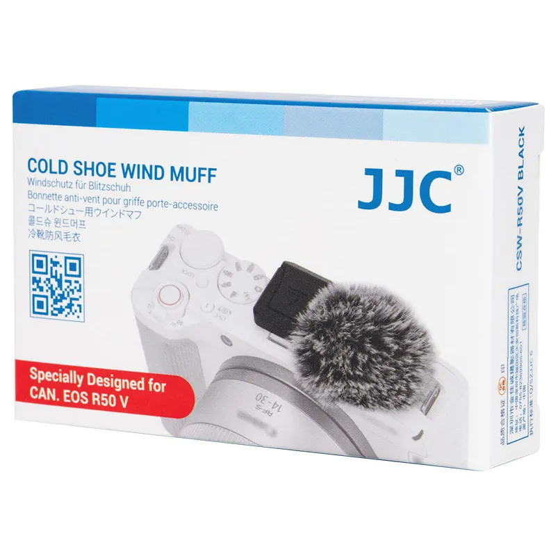  JJC CSW-R50 Vindskydd med blixtsko för Canon EOS R50 V från Kamda – snabb leverans och trygg e-handel