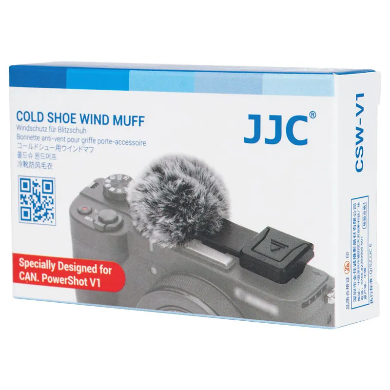  JJC CSW-V1 Vindskydd med blixtsko för Canon PowerShot V1 från Kamda – snabb leverans och trygg e-handel